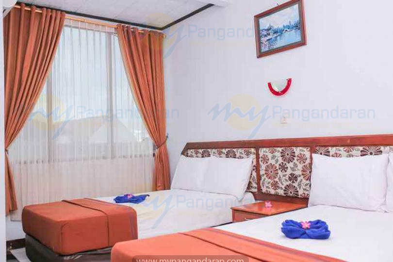   Tampilan Family ROom Mustika Ratu Pangandaran